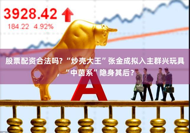 股票配资合法吗? “炒壳大王”张金成拟入主群兴玩具，“中茵系”隐身其后？